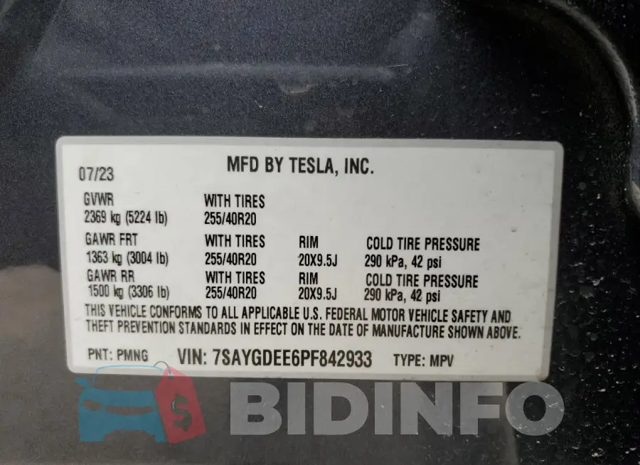 7SAYGDEE6PF842933 Photo# 12