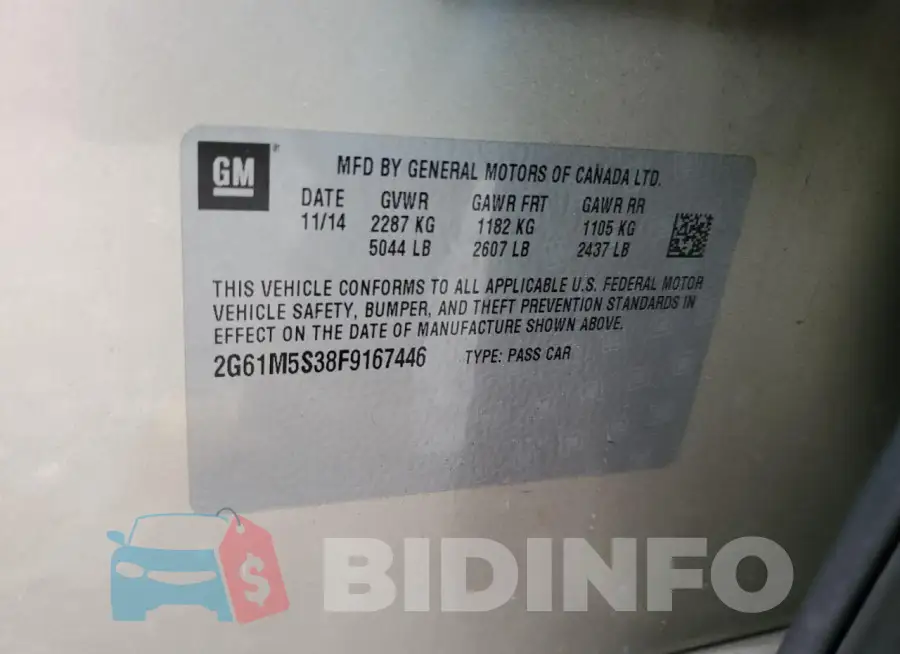 2G61M5S38F9167446 Photo# 12