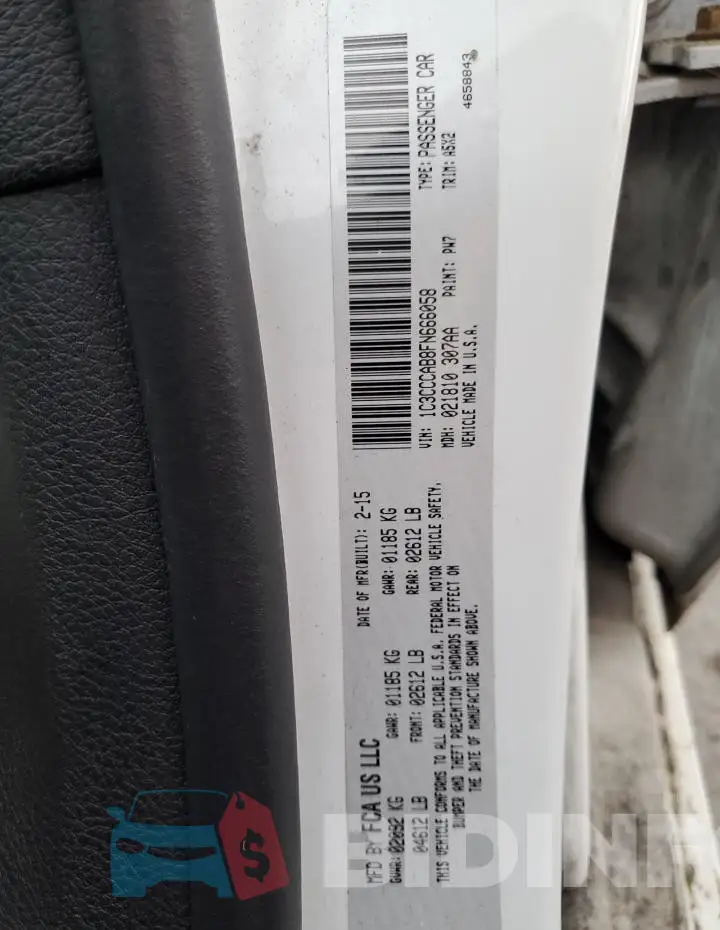 1C3CCCAB8FN666058 Photo# 12