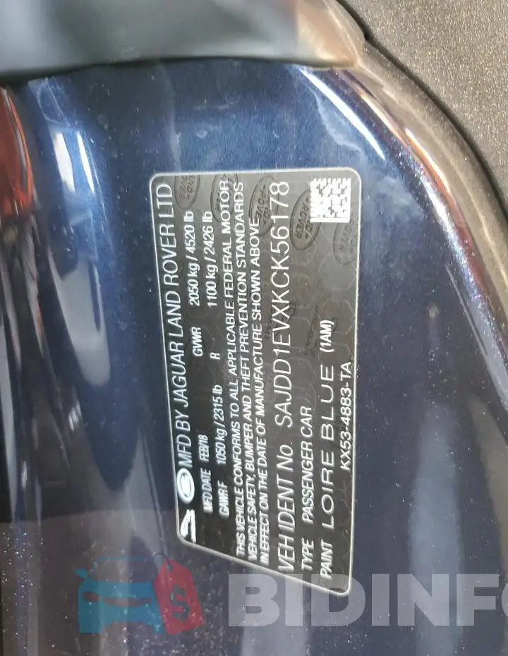 SAJDD1EVXKCK56178 Photo# 12