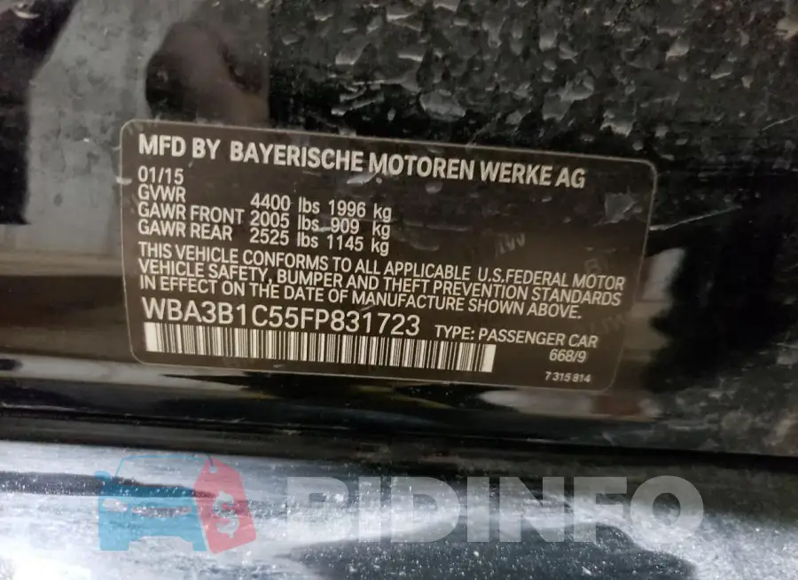 WBA3B1C55FP831723 Photo# 12