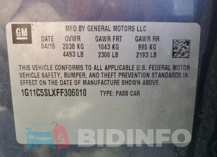 1G11C5SLXFF306010 Photo# 12