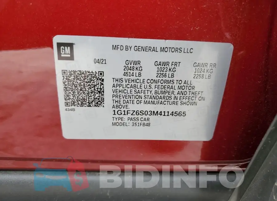 1G1FZ6S03M4114565 Photo# 12