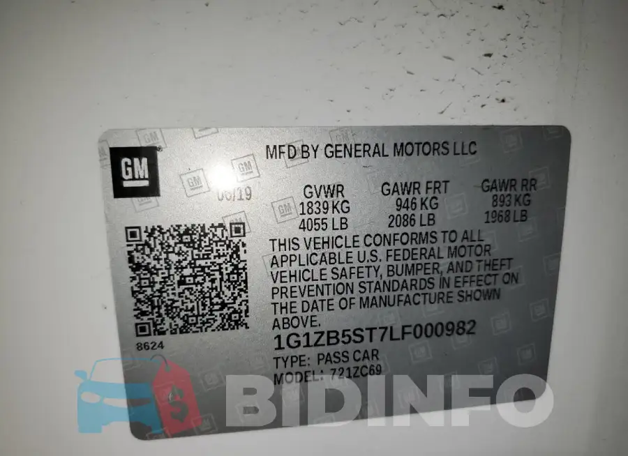 1G1ZB5ST7LF000982 Photo# 12