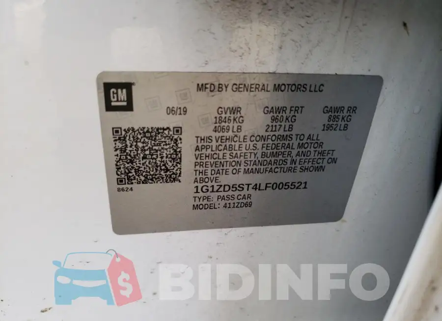 1G1ZD5ST4LF005521 Photo# 13