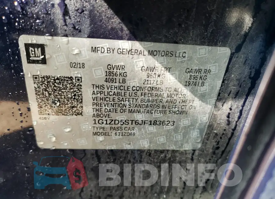 1G1ZD5ST6JF183623 Photo# 13