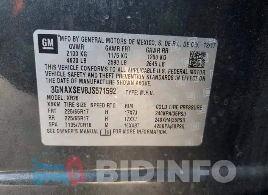 3GNAXSEV8JS571592 Photo# 12