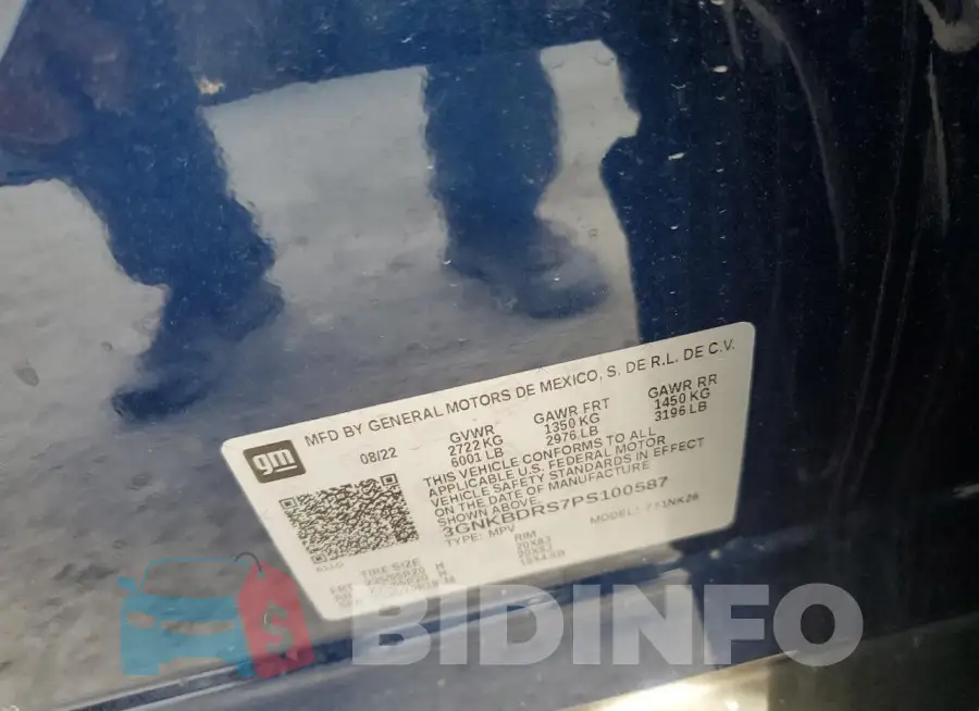 3GNKBDRS7PS100587 Photo# 14