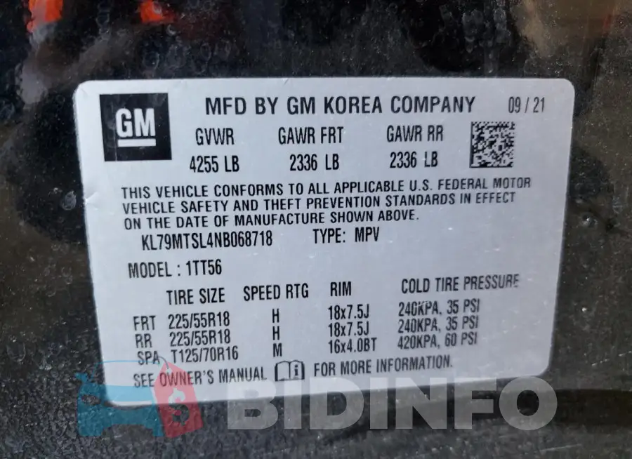 KL79MTSL4NB068718 Photo# 13