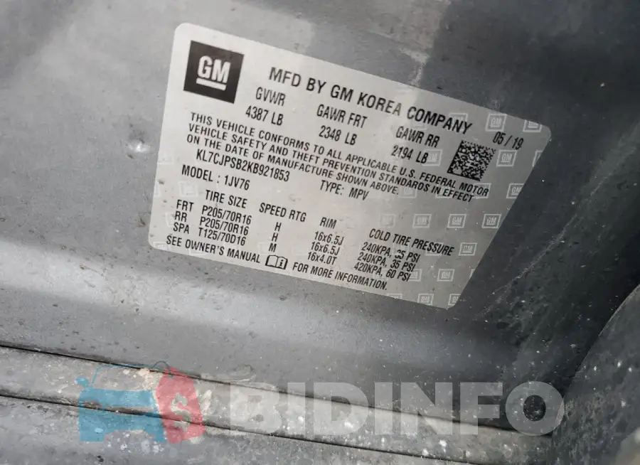 KL7CJPSB2KB921853 Photo# 12