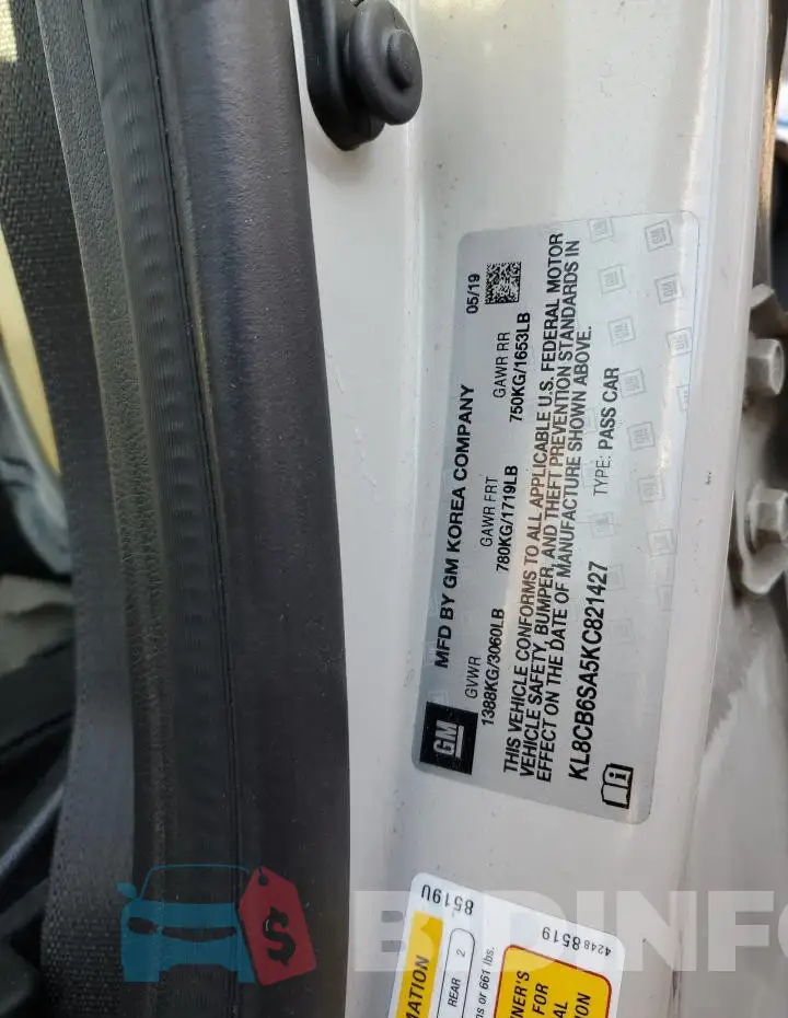 KL8CB6SA5KC821427 Photo# 12