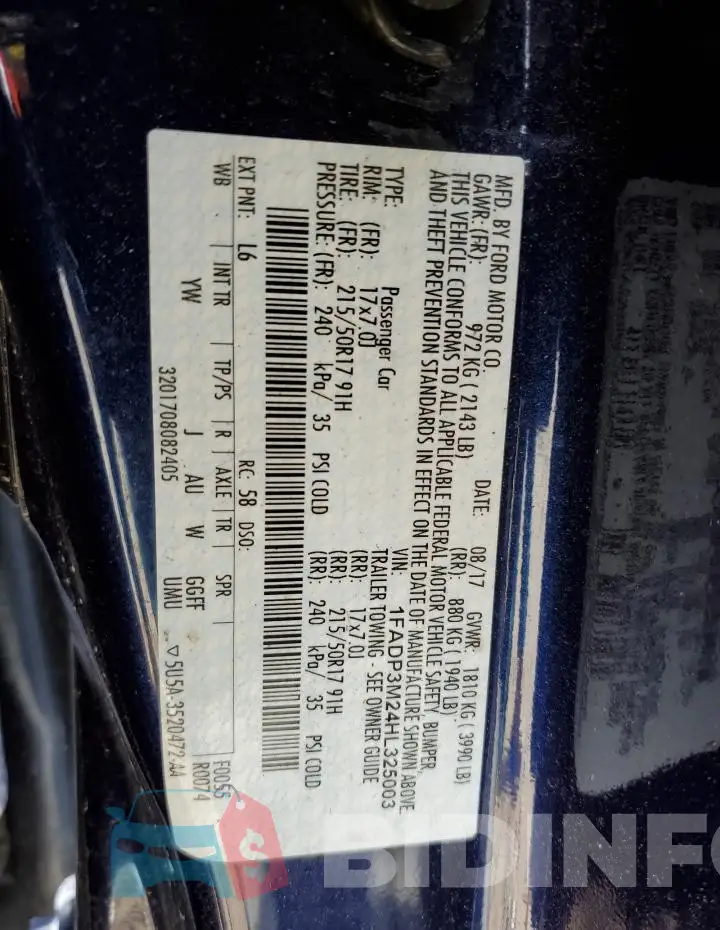 1FADP3M24HL325003 Photo# 13