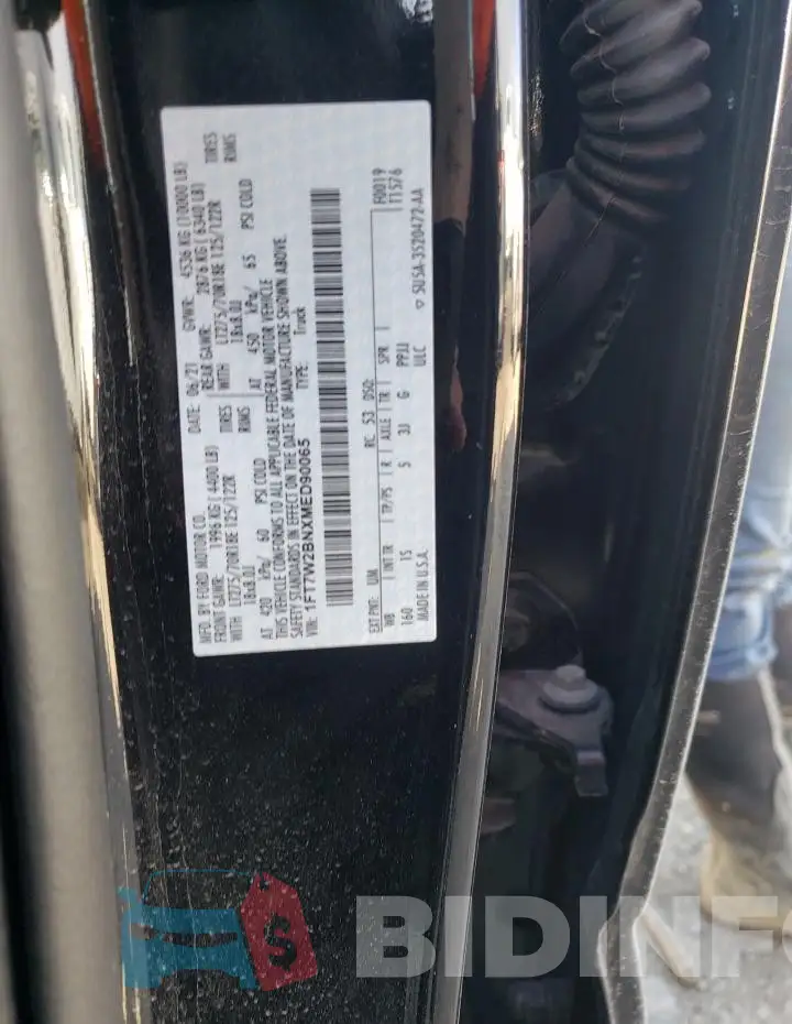 1FT7W2BNXMED90065 Photo# 12