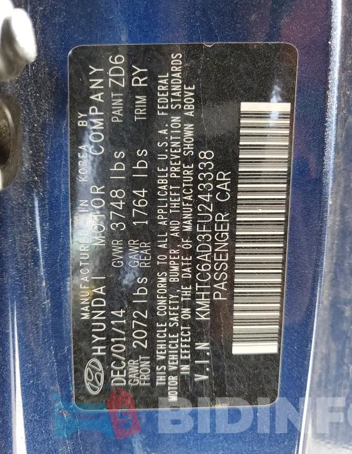 KMHTC6AD3FU243338 Photo# 12