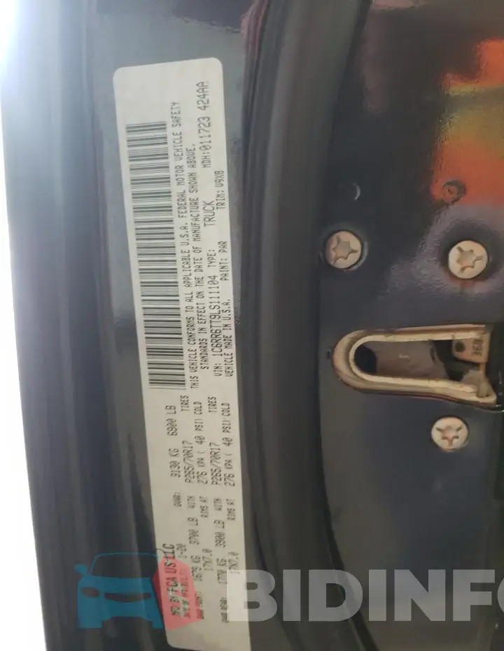 1C6RR6TT9LS111104 Photo# 12