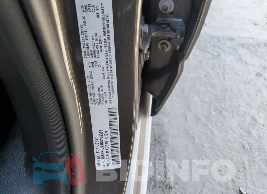 1C6SRFJT4NN269369 Photo# 13