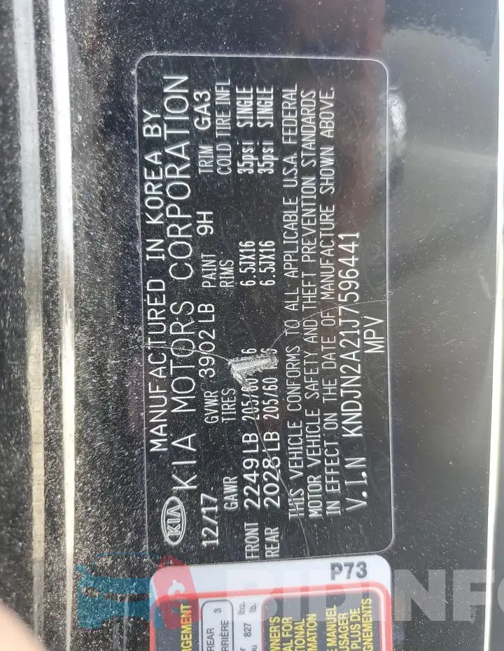 KNDJN2A21J7596441 Photo# 12