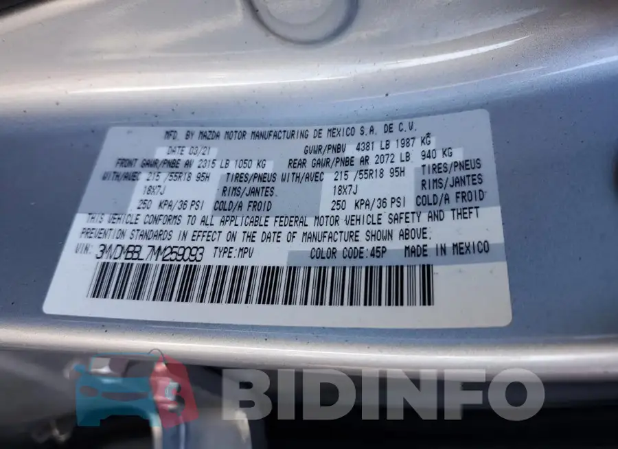 3MVDMBBL7MM259093 Photo# 12