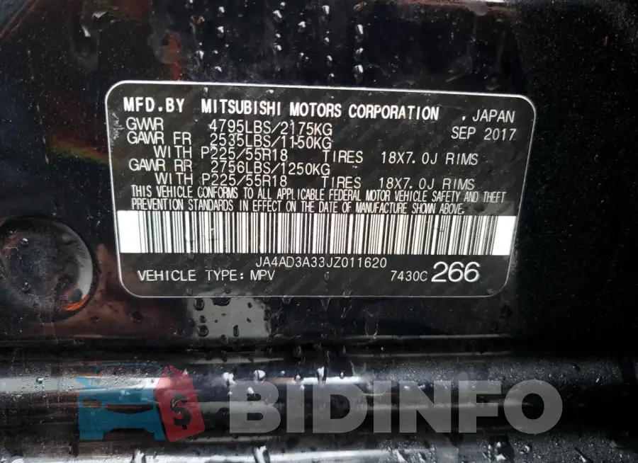JA4AD3A33JZ011620 Photo# 13