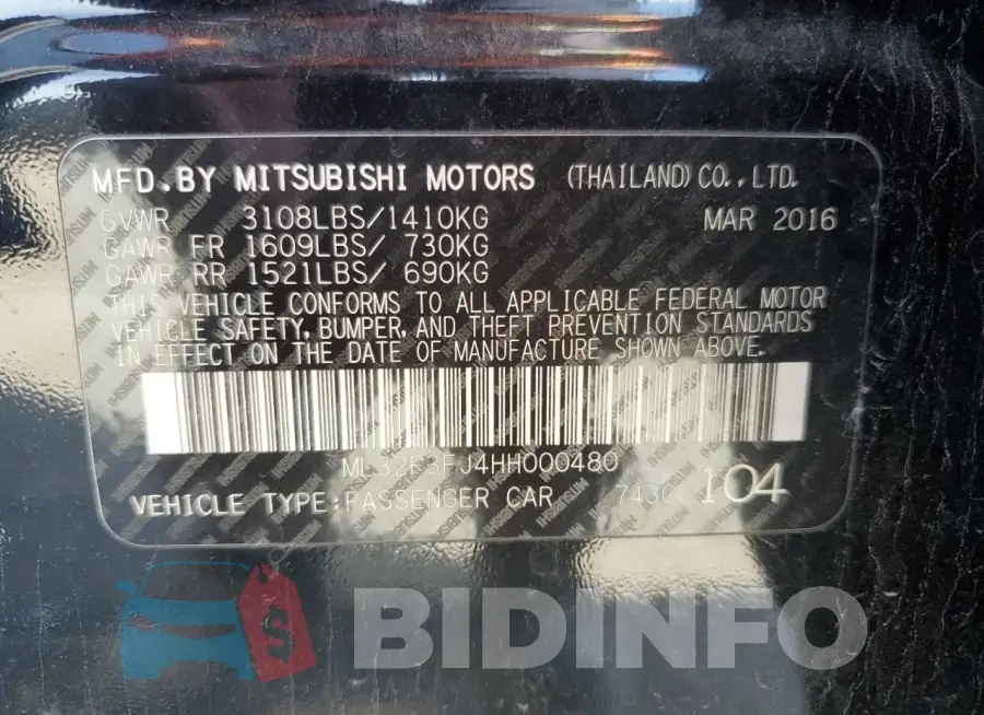 ML32F3FJ4HH000480 Photo# 12