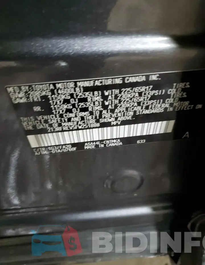 2T3RFREV5FW251888 Photo# 13