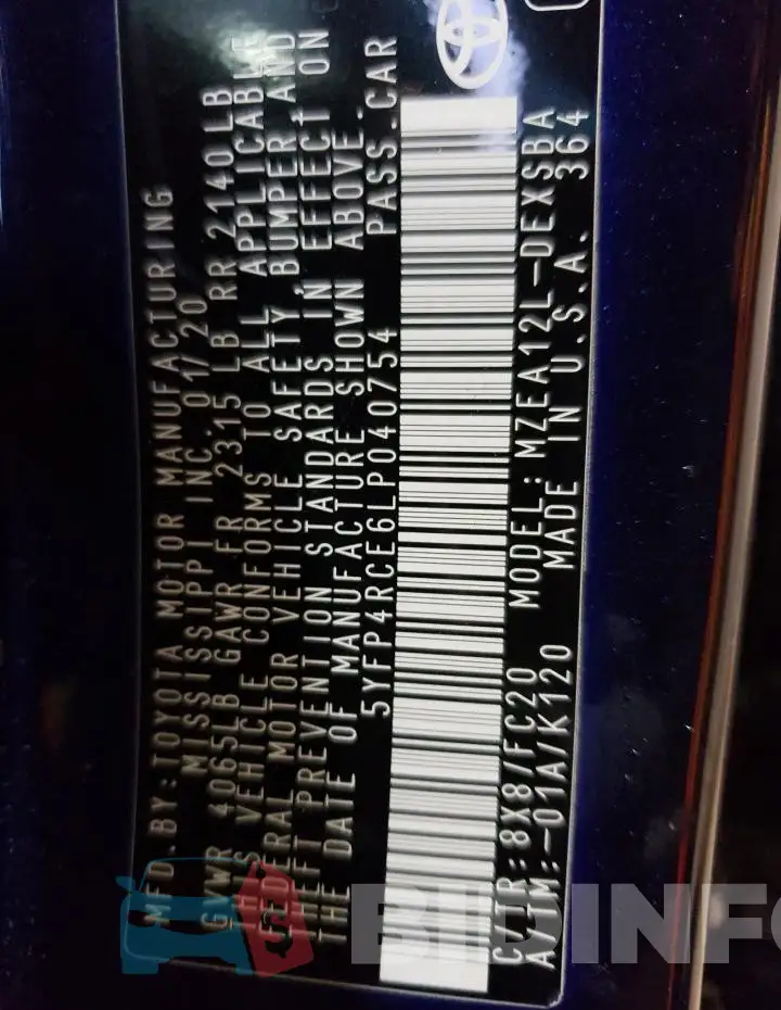5YFP4RCE6LP040754 Photo# 12