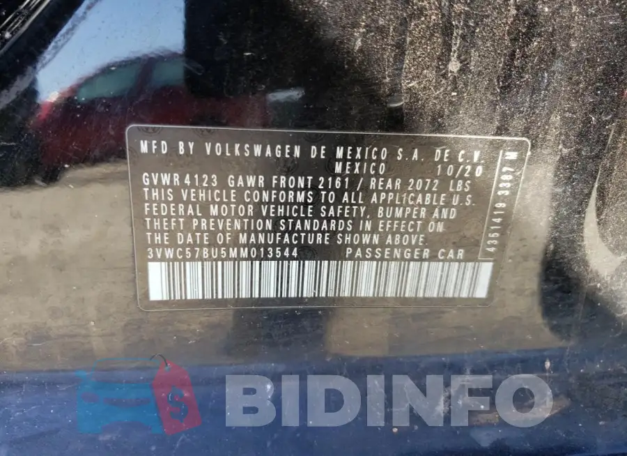 3VWC57BU5MM013544 Photo# 13