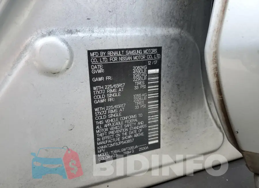 KNMAT2MT6JP543857 Photo# 13