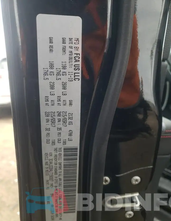 3C4NJDDB4LT156927 Photo# 13