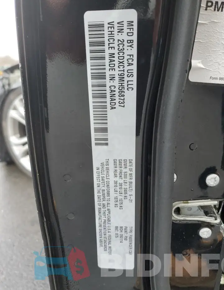 2C3CDXCT9MH568737 Photo# 13