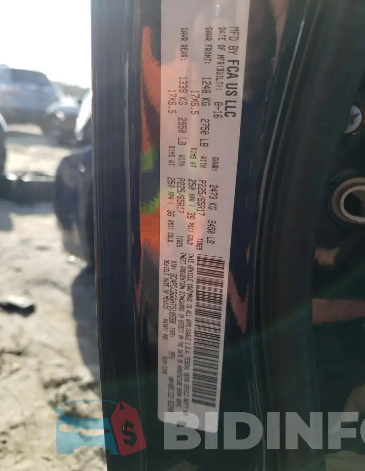 3C4PDCBG6HT510558 Photo# 13
