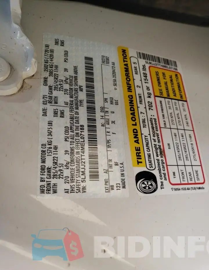 5LMJJ2TT4MEL07188 Photo# 12