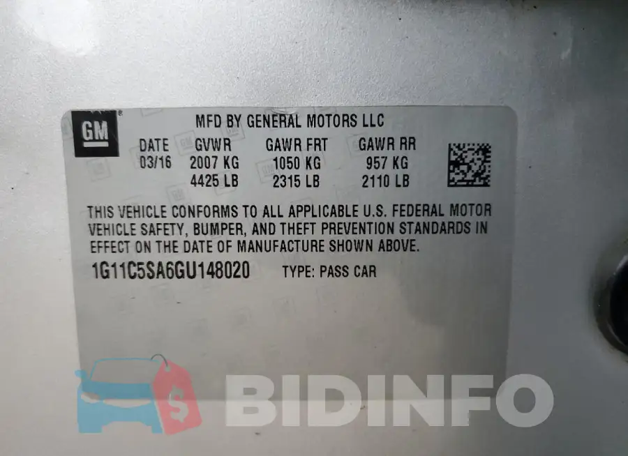 1G11C5SA6GU148020 Photo# 13