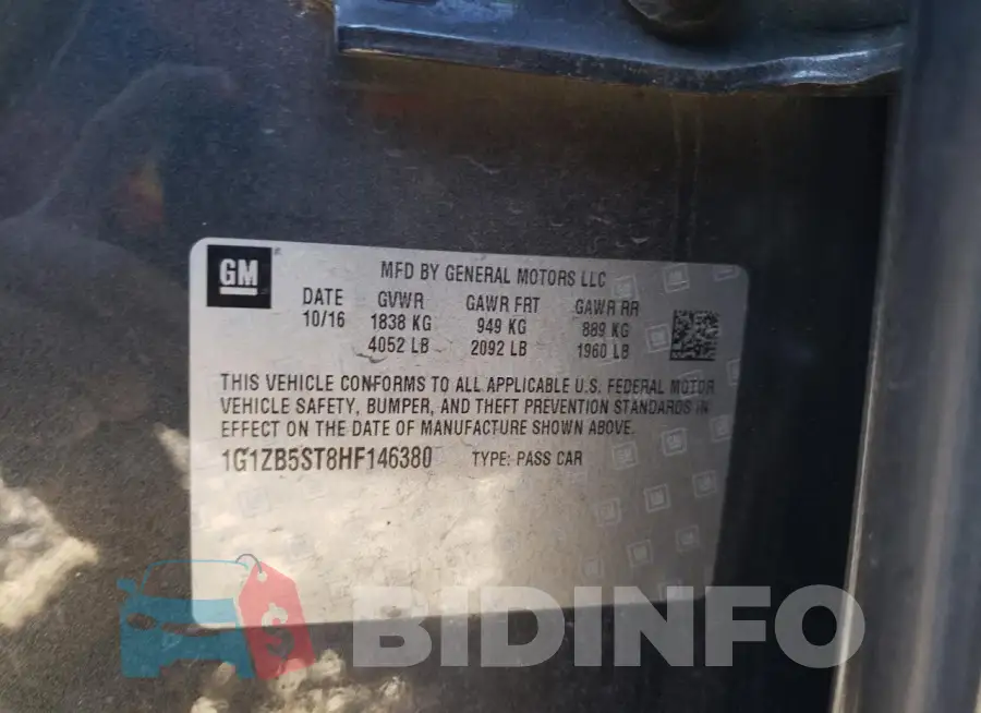 1G1ZB5ST8HF146380 Photo# 12