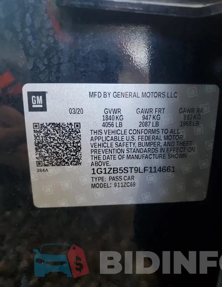 1G1ZB5ST9LF114661 Photo# 12