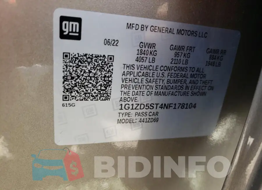1G1ZD5ST4NF178104 Photo# 12