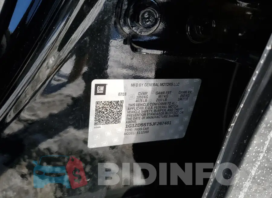 1G1ZD5ST5JF267481 Photo# 12
