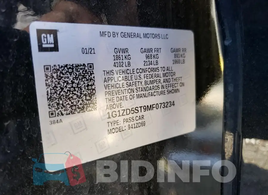 1G1ZD5ST9MF073234 Photo# 12