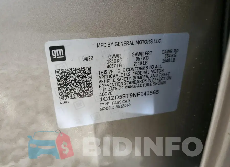 1G1ZD5ST9NF141565 Photo# 13