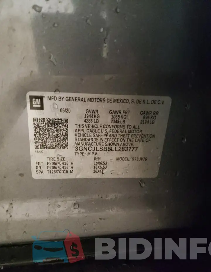 3GNCJLSB5LL283777 Photo# 13