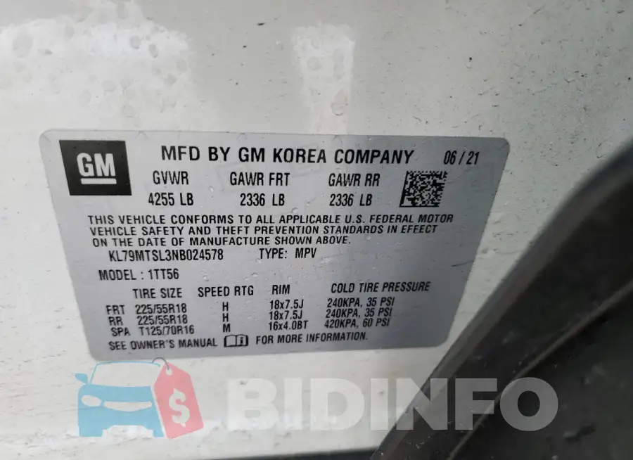 KL79MTSL3NB024578 Photo# 12