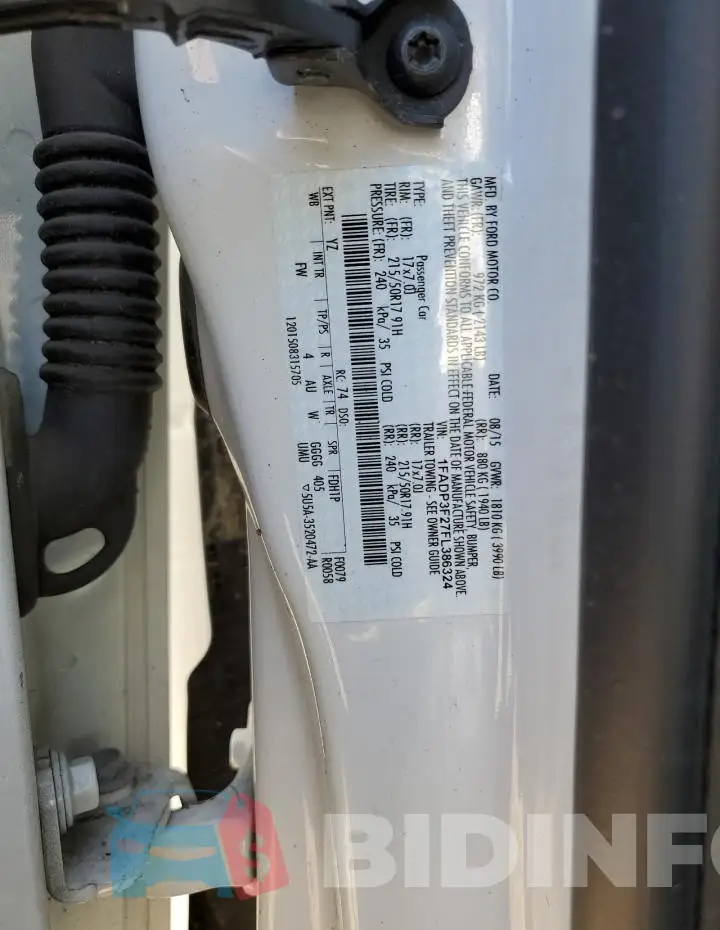 1FADP3F27FL386324 Photo# 13
