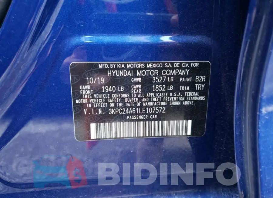 3KPC24A61LE107572 Photo# 12