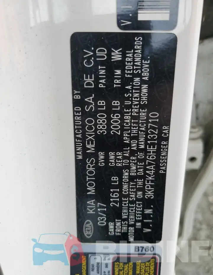 3KPFK4A76HE132710 Photo# 12
