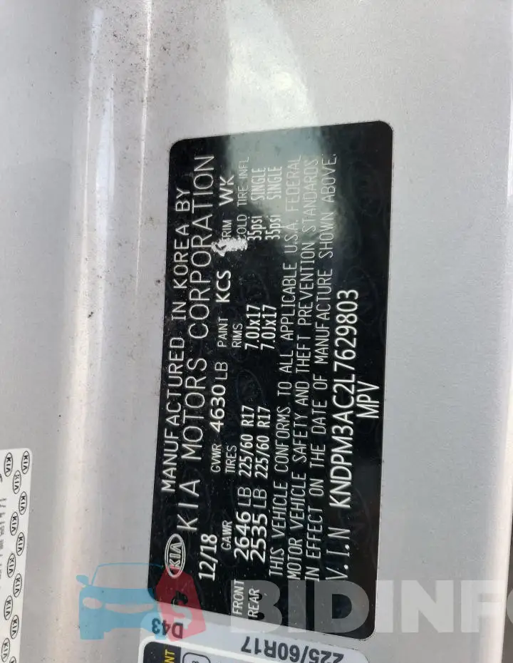 KNDPM3AC2L7629803 Photo# 13