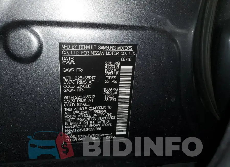 KNMAT2MV6JP599766 Photo# 13