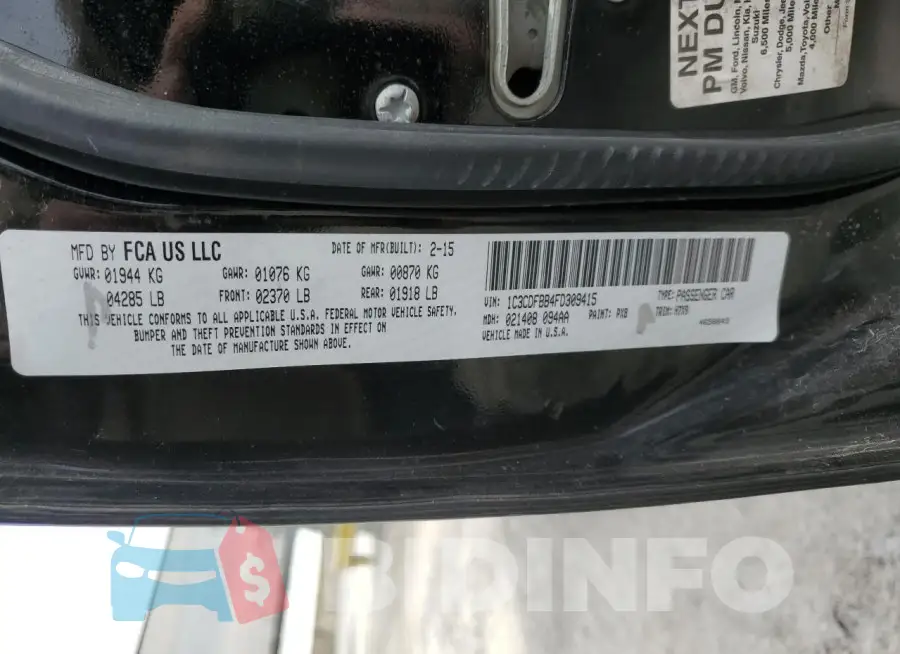 1C3CDFBB4FD309415 Photo# 12