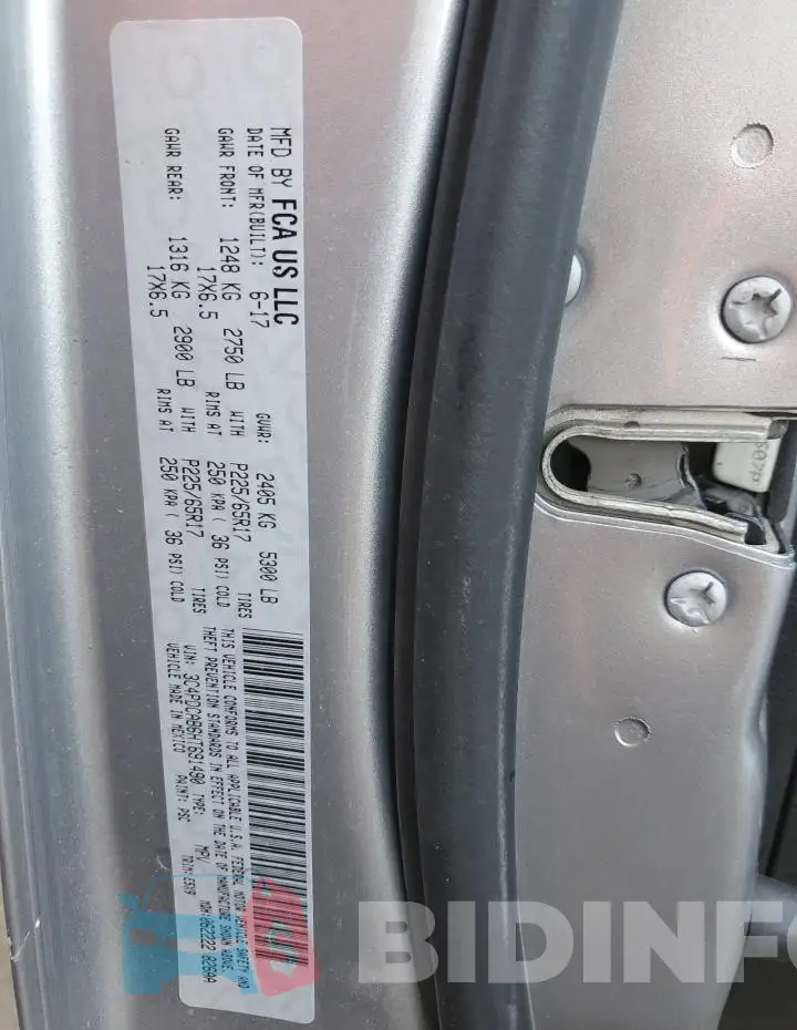 3C4PDCAB6HT691490 Photo# 13