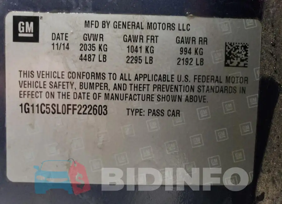 1G11C5SL0FF222603 Photo# 12