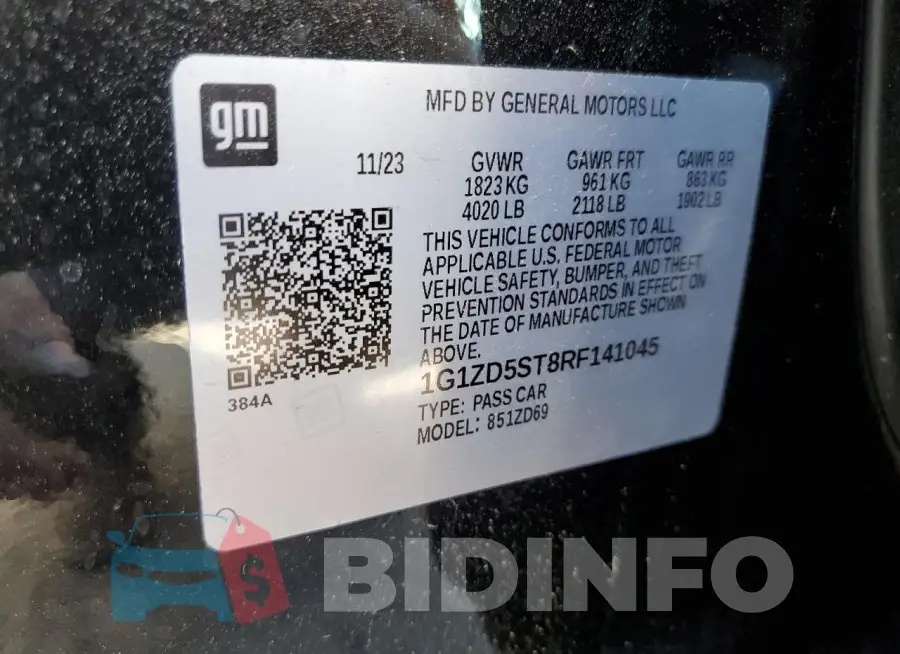 1G1ZD5ST8RF141045 Photo# 12